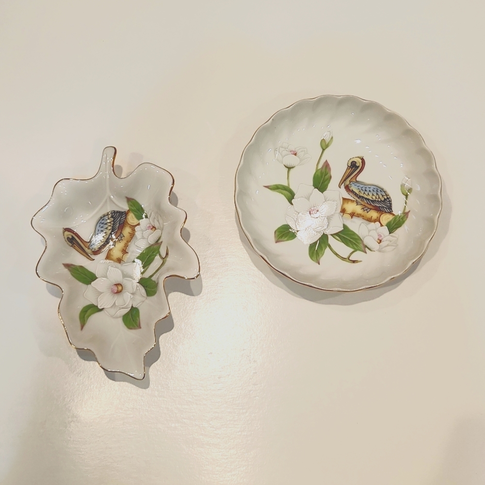 Lefton China Plates from 1984 Louisiana World Exposition
